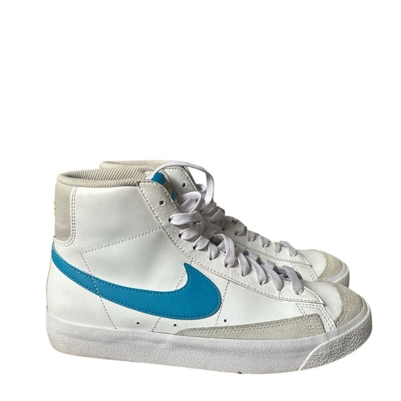 Nike Shoes - Nike blazer White and Blue High-Tops